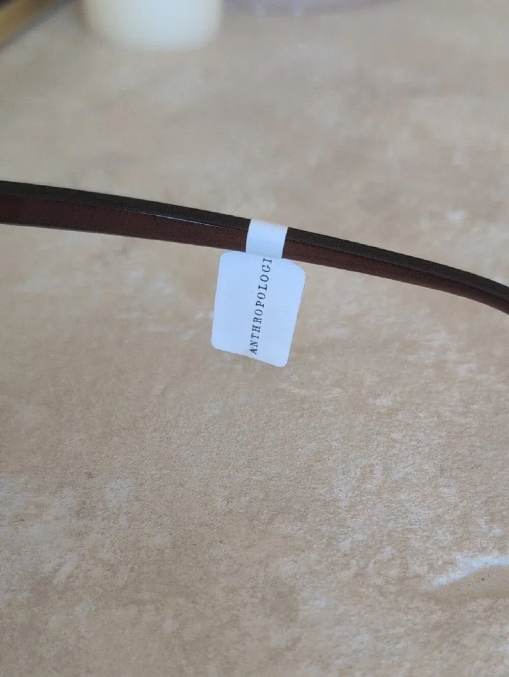 Anthropologie Elite Eyewear Brown Tortoiseshell Frame Sunglasses Gold Accents